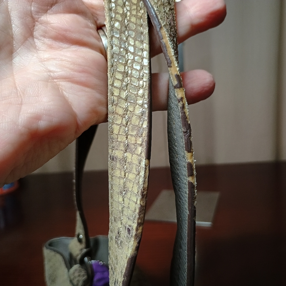 Coach Soho Exotic Python Snake Embossed Carryall … - image 8